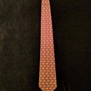 Ralph Lauren Magenta Dog Tie